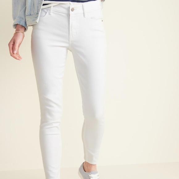 white rockstar jeans